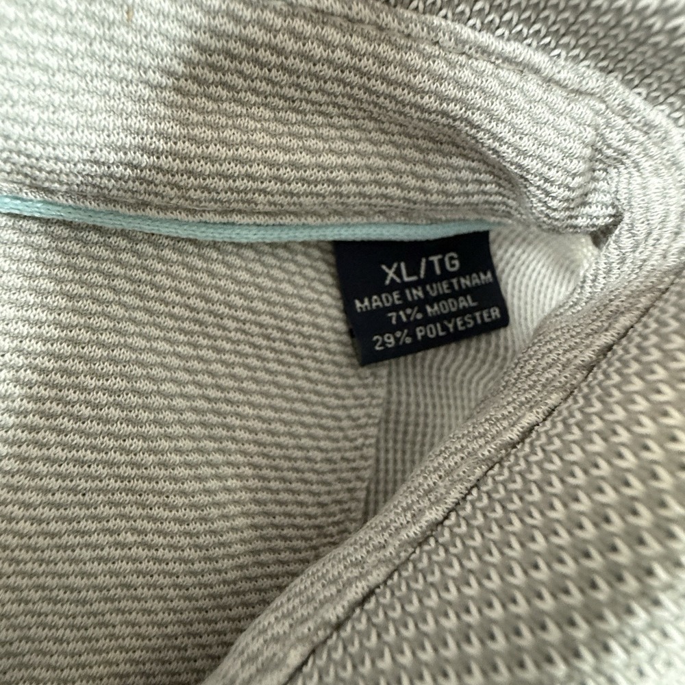 Tommy Bahama Polo Shirt Men's XL Ivory Long Sleeve Casual Beach Resort‎ Golf - Picture 4 of 6